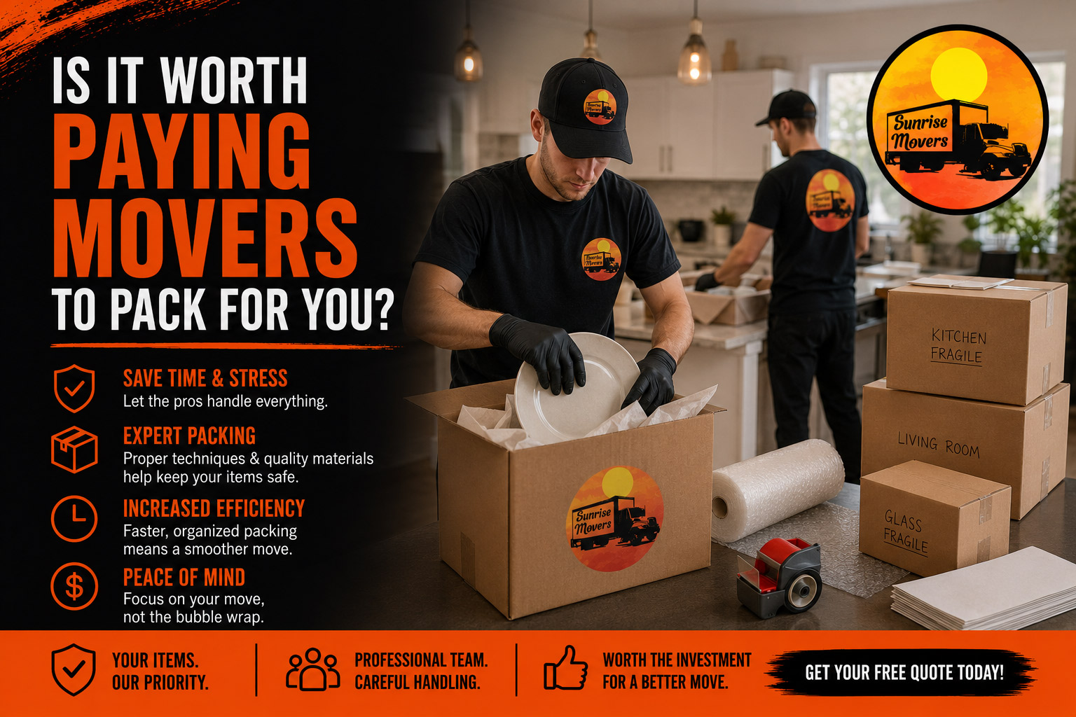Is It Worth Paying Movers to Pack for You?