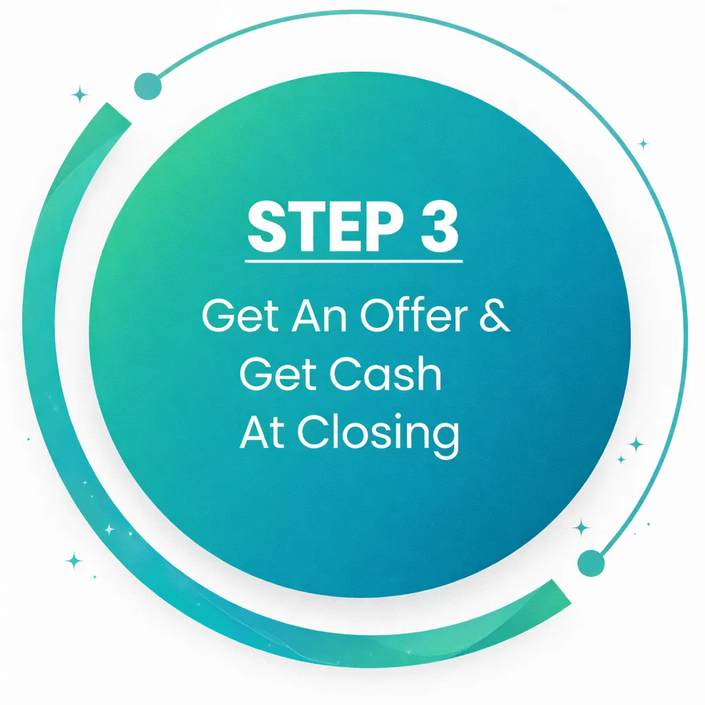 step 3 get a offer and get cash at closing