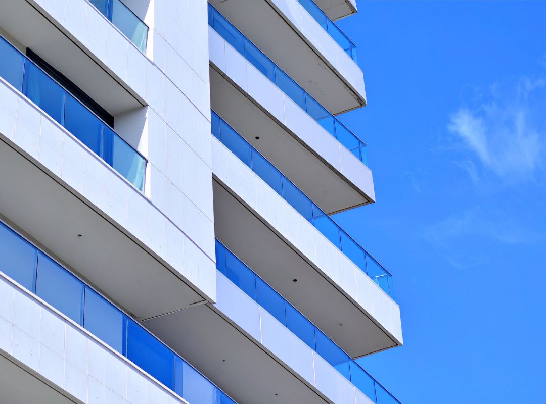 glass Juliet balcony system