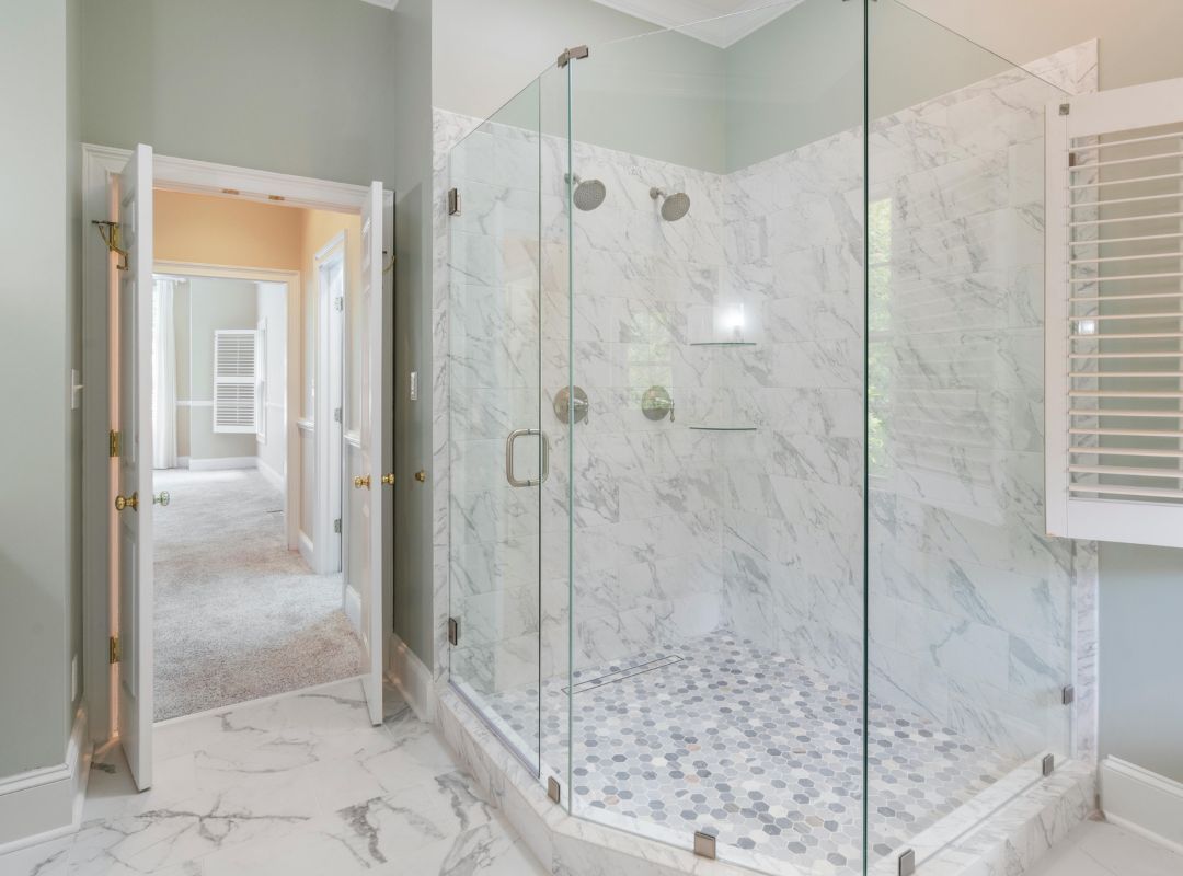 frameless shower glass panels