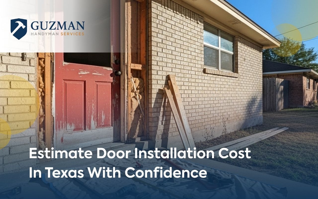Review of a door installation cost in Texas before replacing a front door