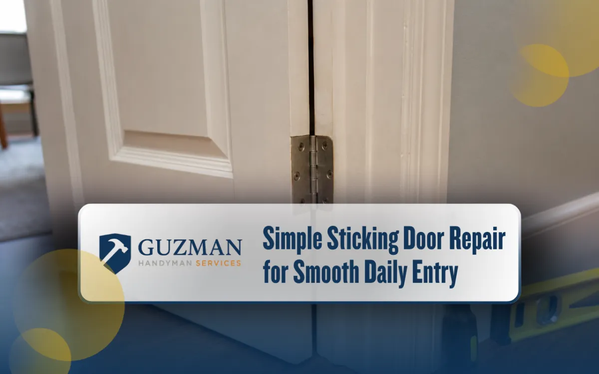 Simple Sticking Door Repair for Smooth Daily Entry