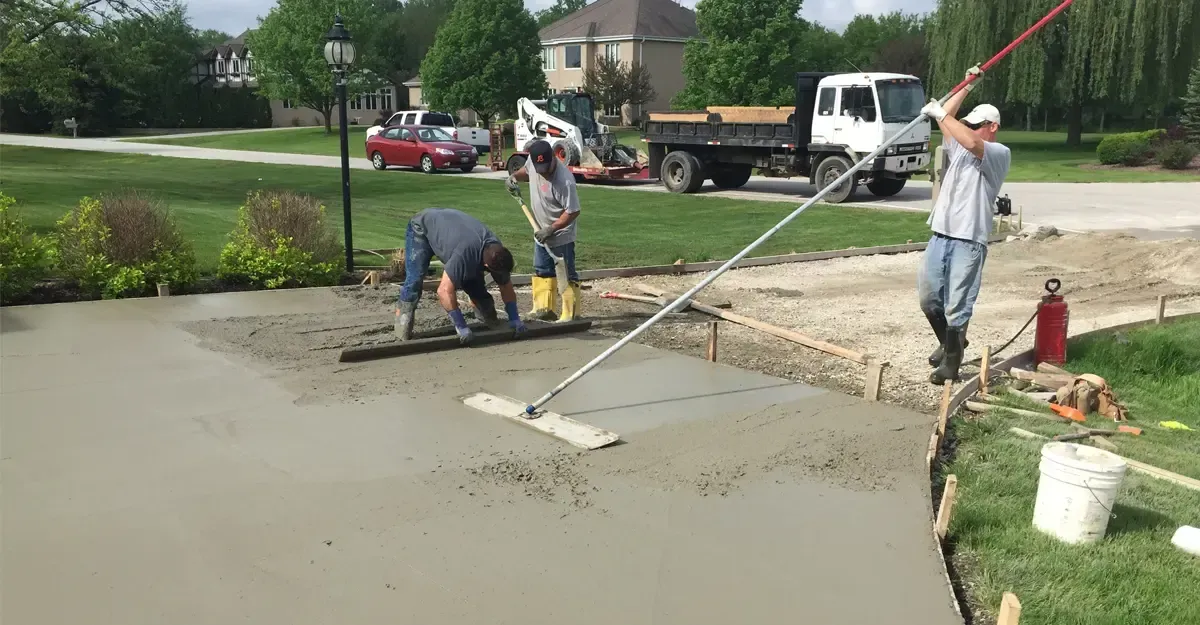 concrete walkways in Vaughan Ontario