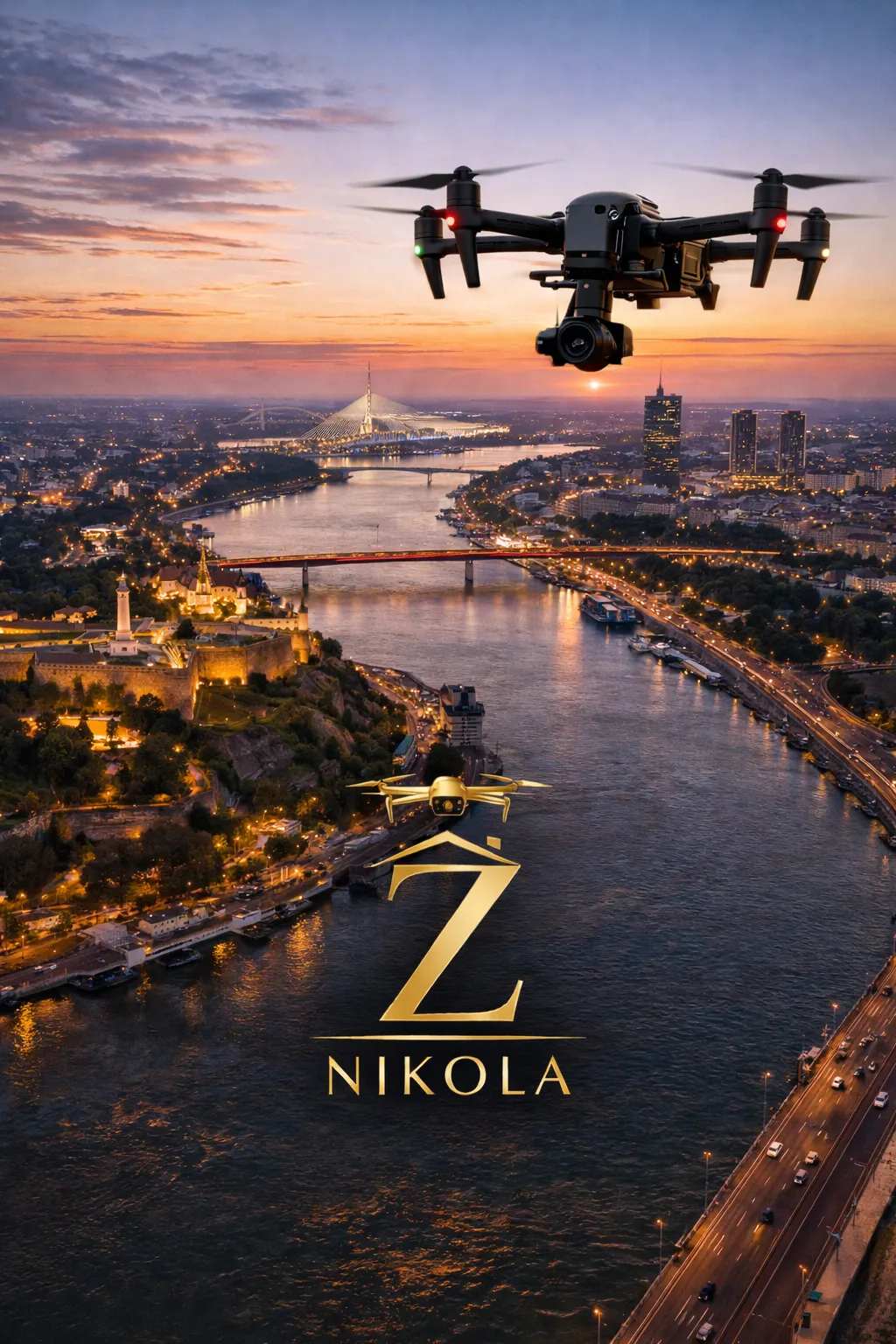 snimanje dronom novi sad