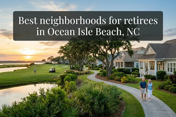 Top Retirement Neighborhoods in Ocean Isle Beach