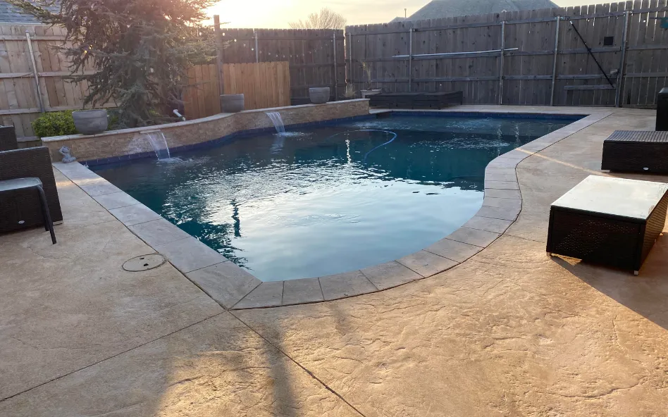 Cherry Hill Concrete builds and installs pool deck