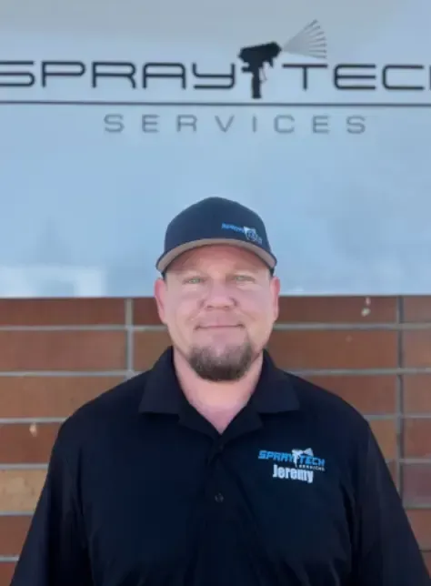 Jeremy Donaldson, Sales Manager at Spray Tech Services in Panama City, FL, providing expert customer support and sales guidance