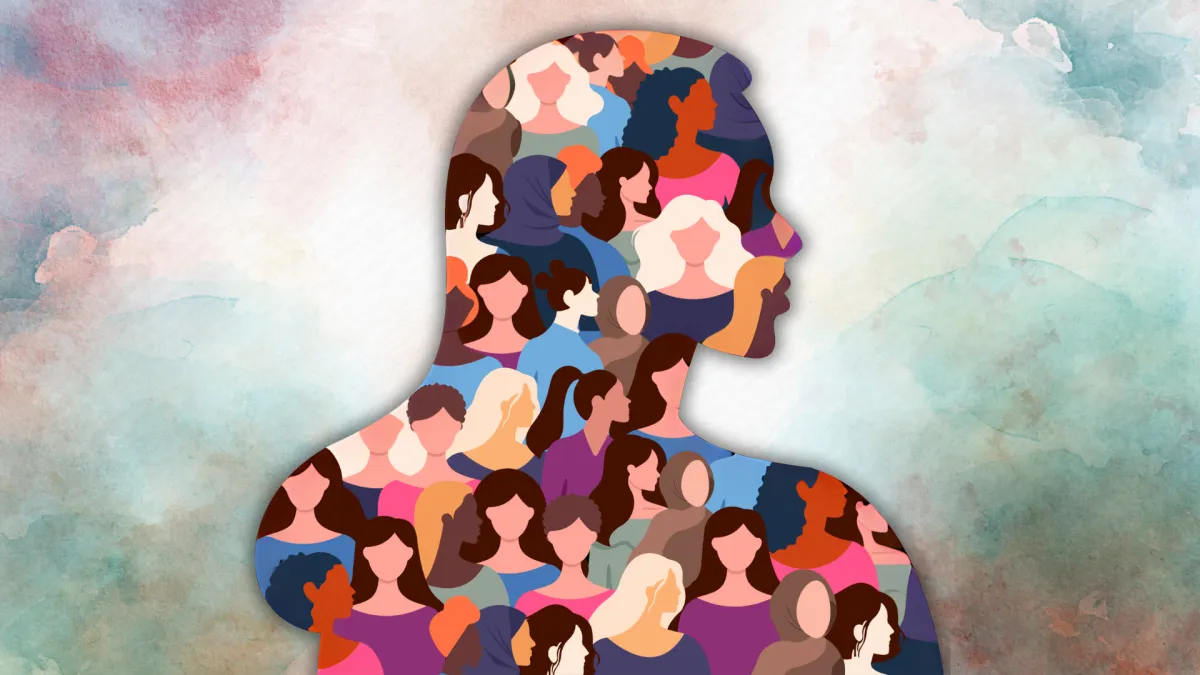 scrabble chips forming shift happens word near white feather