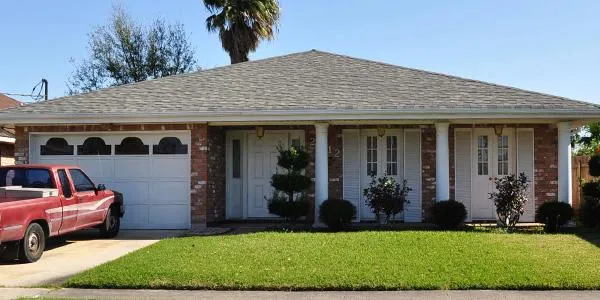 repaired house roof after image