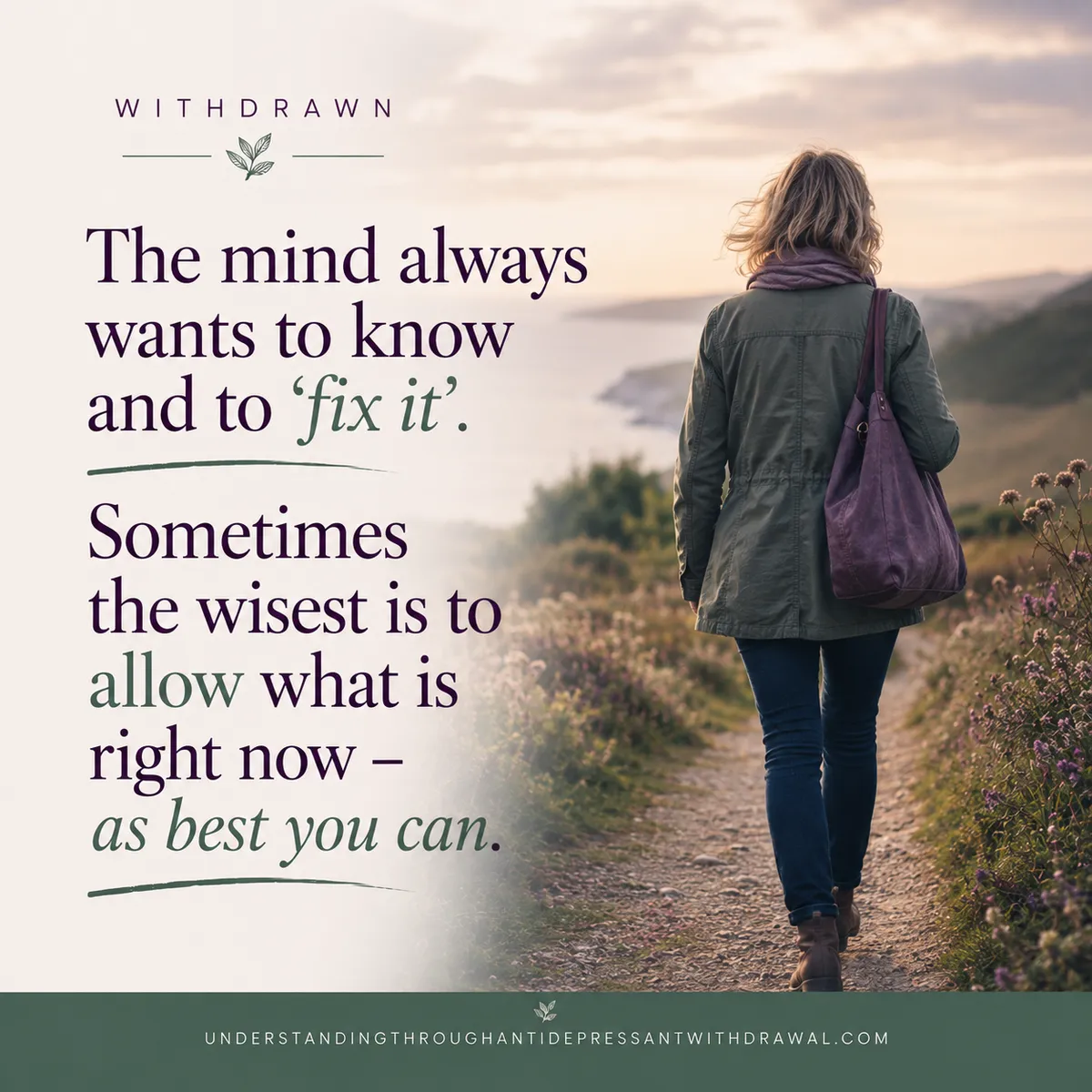 How to Support Someone Through Antidepressant Withdrawal Without Losing Yourself