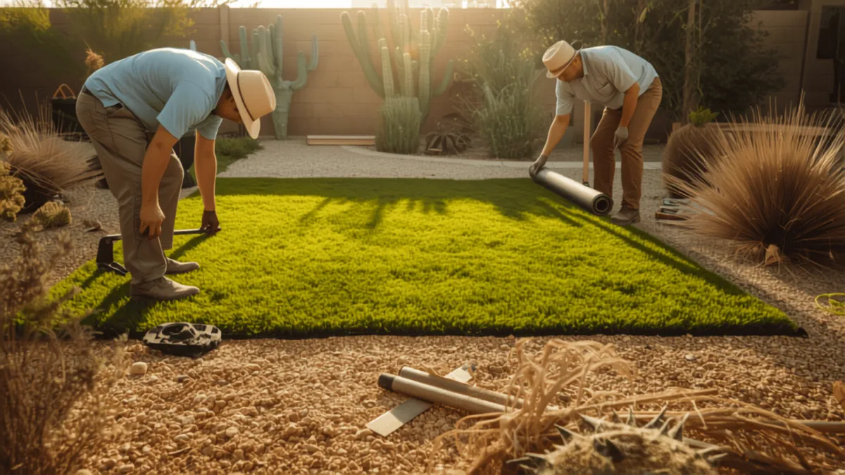 Artificial Turf Installation in Phoenix