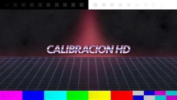Patrón de video de barras de color