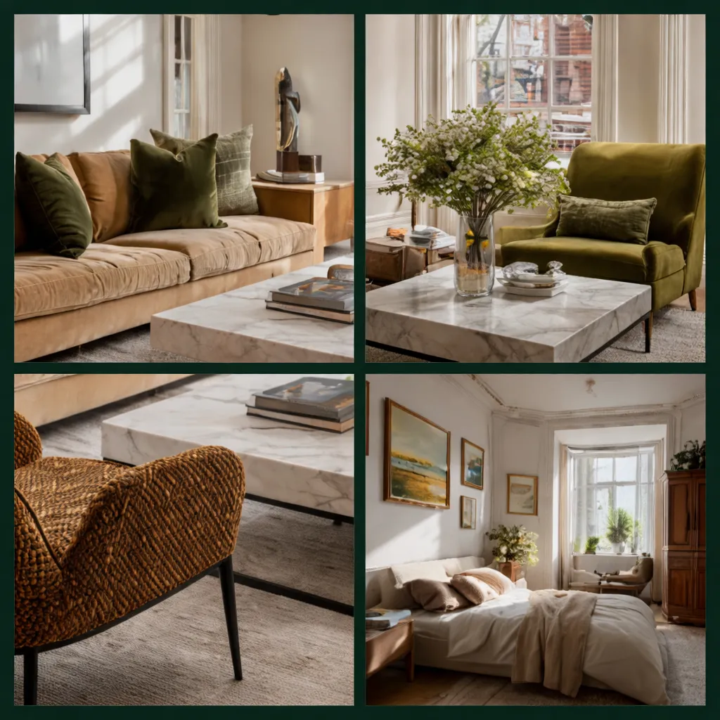 Luxury Florida home interiors featuring living and bedroom spaces, representing Lisa Foor real estate listings