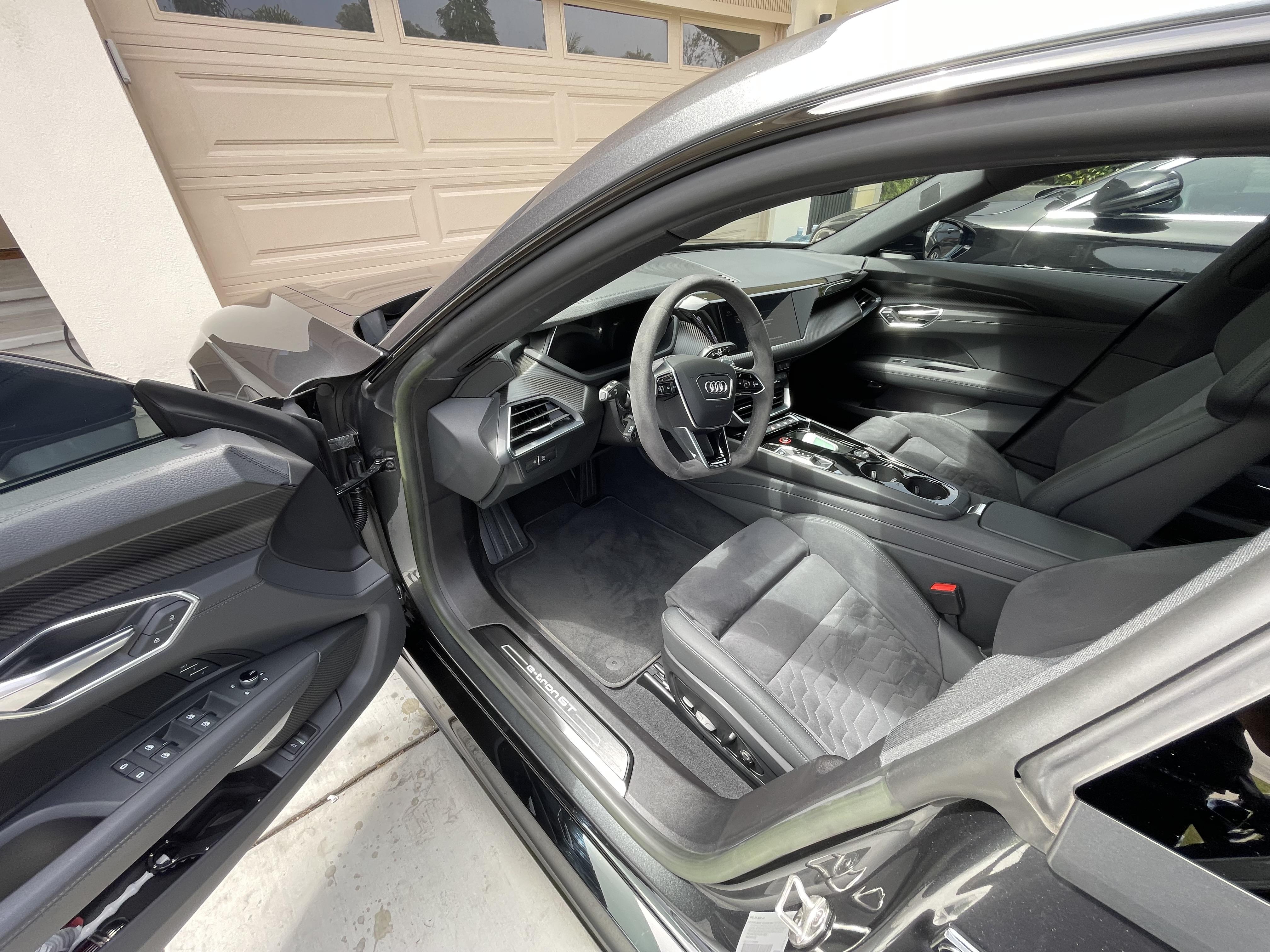 Vehicle interior evaluated before professional odor neutralization treatment