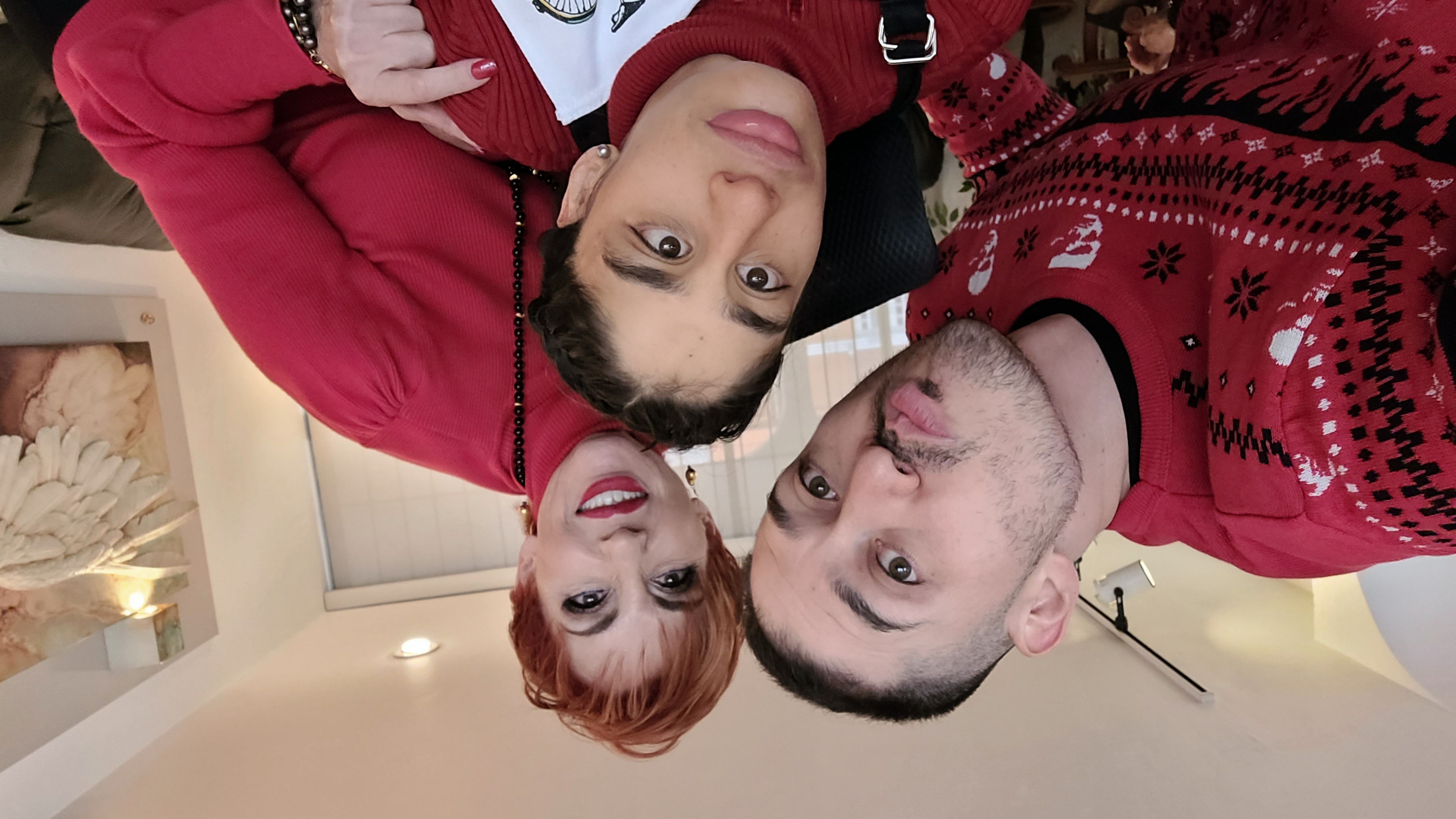 Arrastra una foto personal / en familia