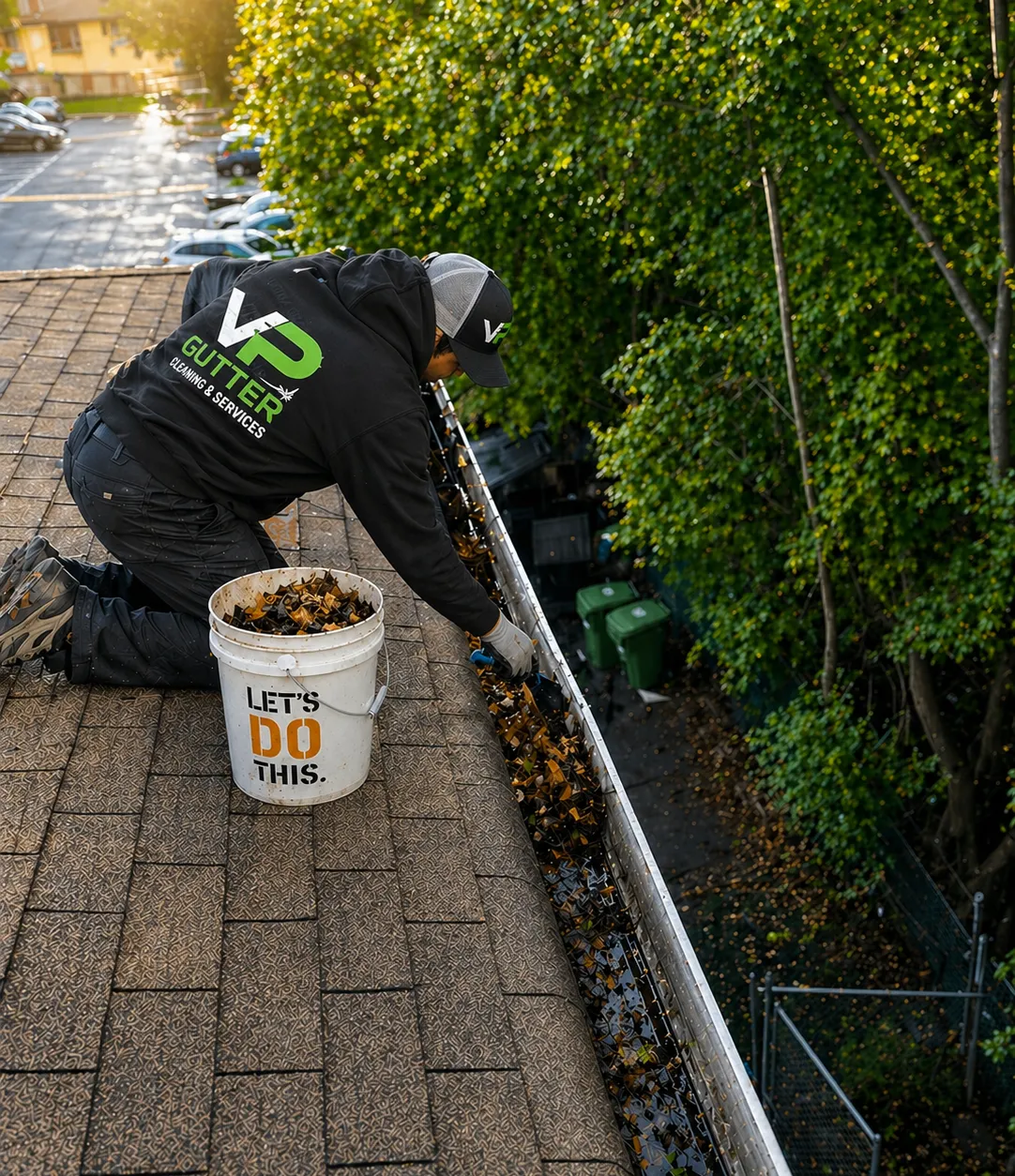 Gutter cleaning