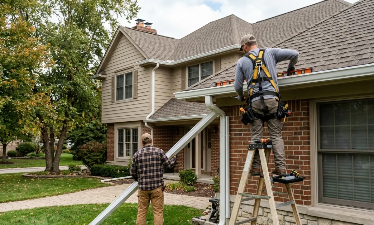 Gutter installation