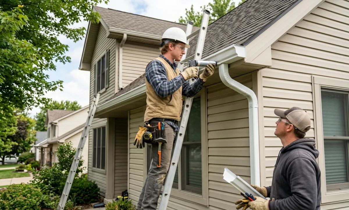 Gutter installation
