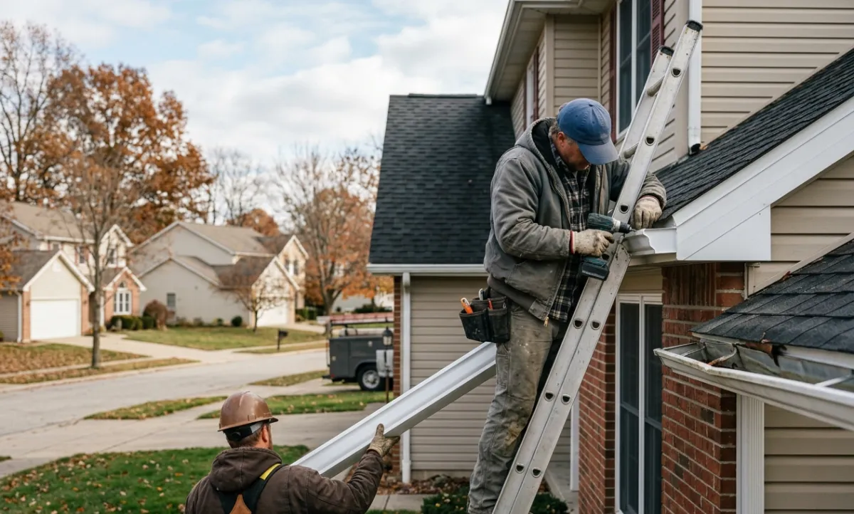 Gutter installation