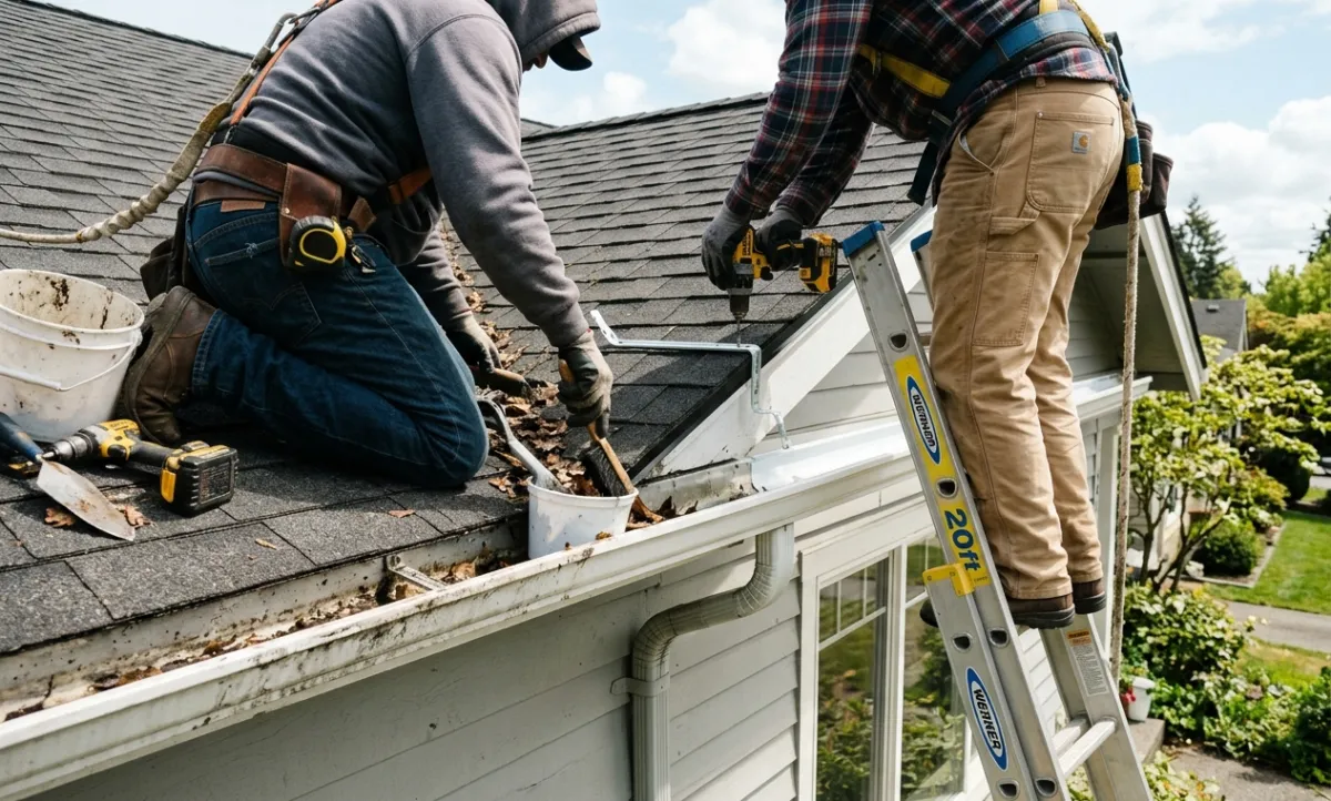 Gutter installation