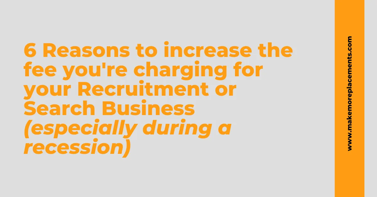 6 reasons to increase your fees
