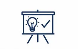 Phase 2 – Angebots- & Marketing-Blueprint Goldene Kachel mit dunkelblauer Figur, die zwei große Puzzleteile einsetzt. Text: "Phase 2 – Angebots- & Marketing-Blueprint