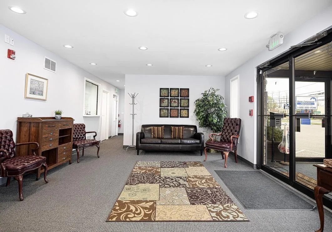 Reception and waiting area at Drexel & Co. Financial Planning office in Bel Air, Maryland offering professional financial advising services