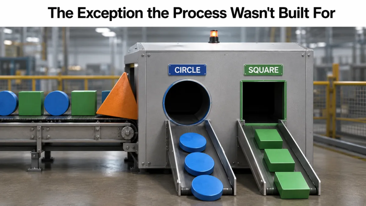 The Exception the Process Wasn't Built For