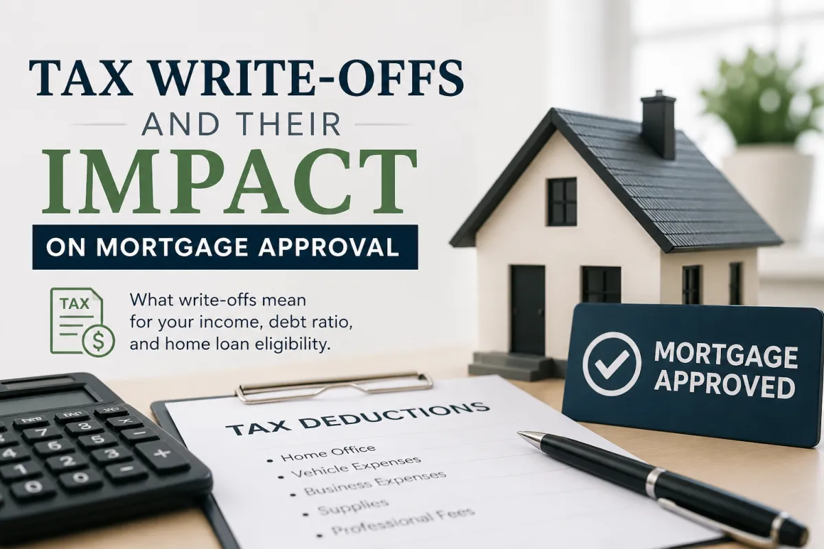 Image highlighting tax write offs and their impact on mortgages
