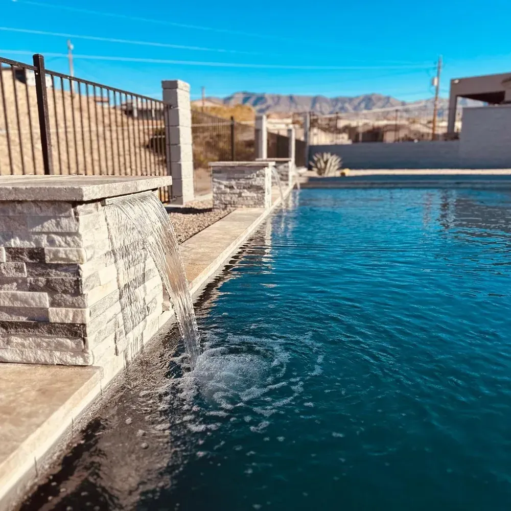 Residential swimming pool in Lake Havasu City, Arizona