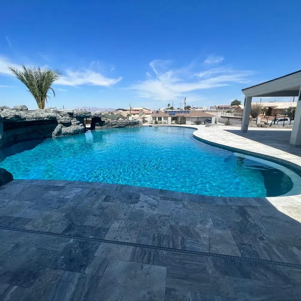 Residential swimming pool in Bullhead City, Arizona
