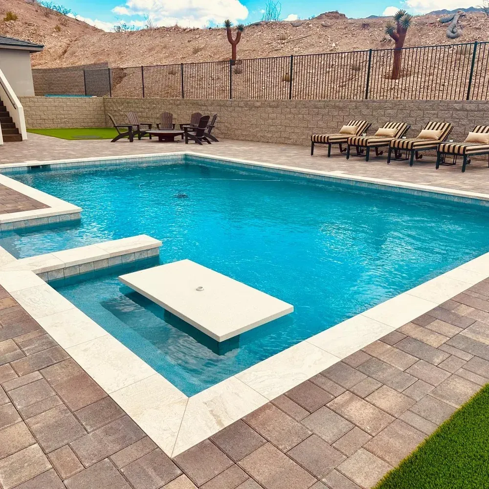 Residential swimming pool in Fort Mohave, Arizona