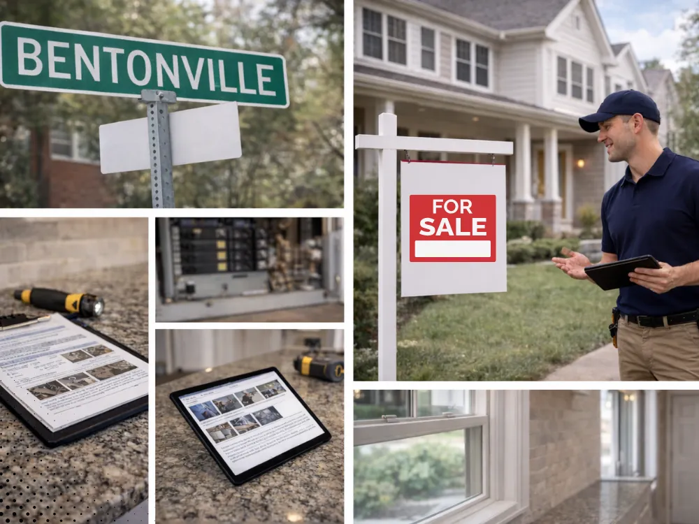 bentonville home inspection for sale home inspector evaluating property