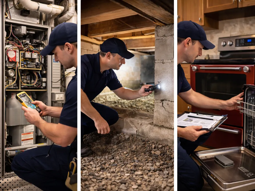 hvac crawlspace and appliance inspection 11 month warranty bentonville ar