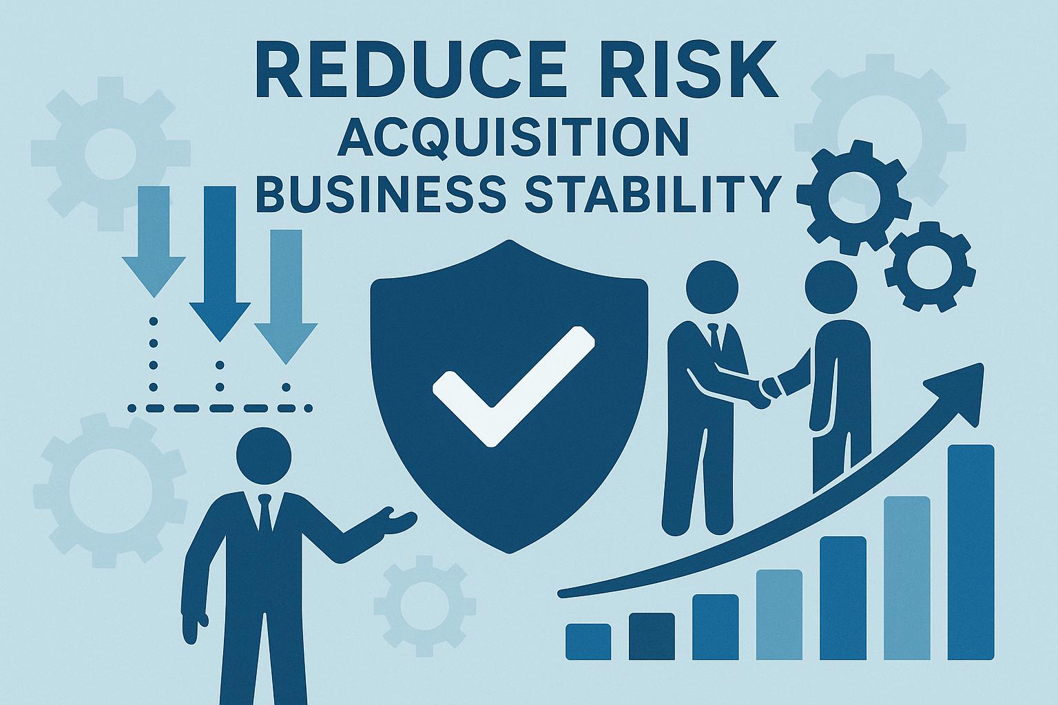 How do you reduce risk after buying a business?