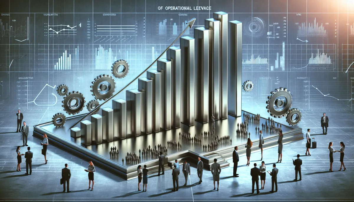 What is operational leverage in a small business?