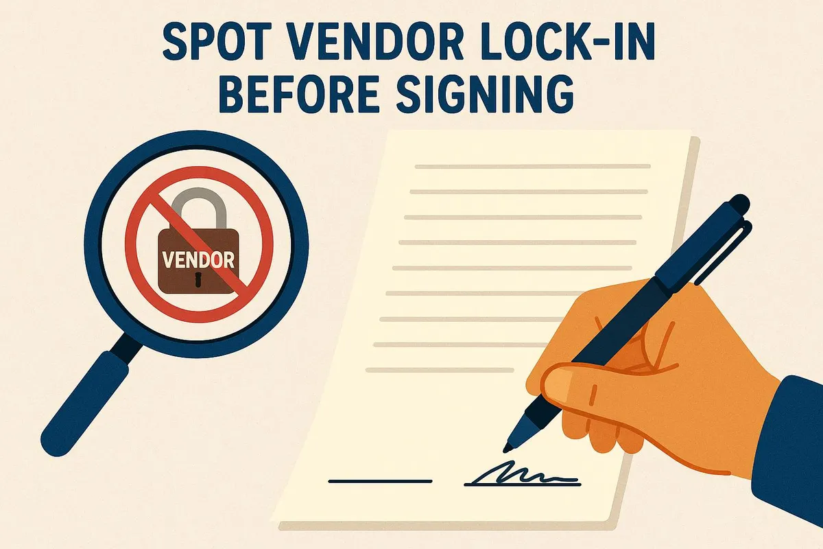 Top 5 Ways to Spot Vendor Lock-In Before You Sign