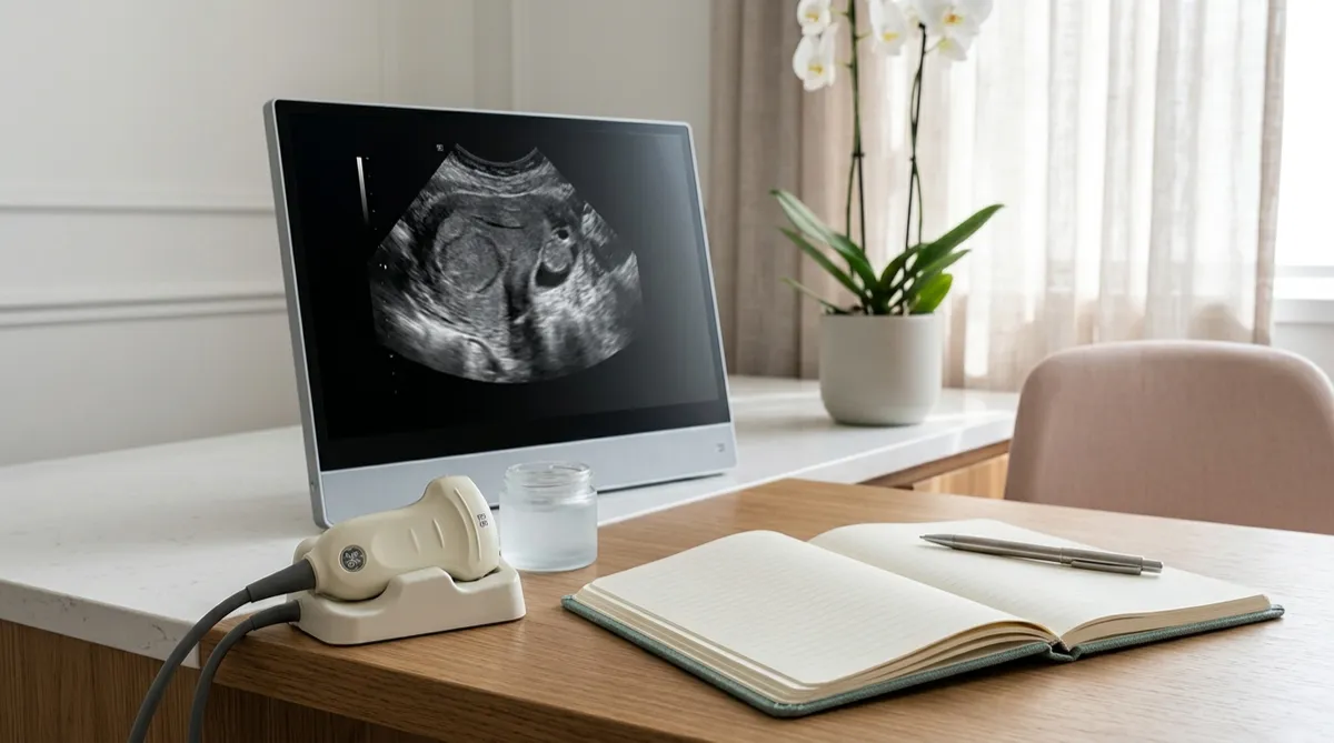 Ultrasonido ginecológico y valoración de miomas y quistes