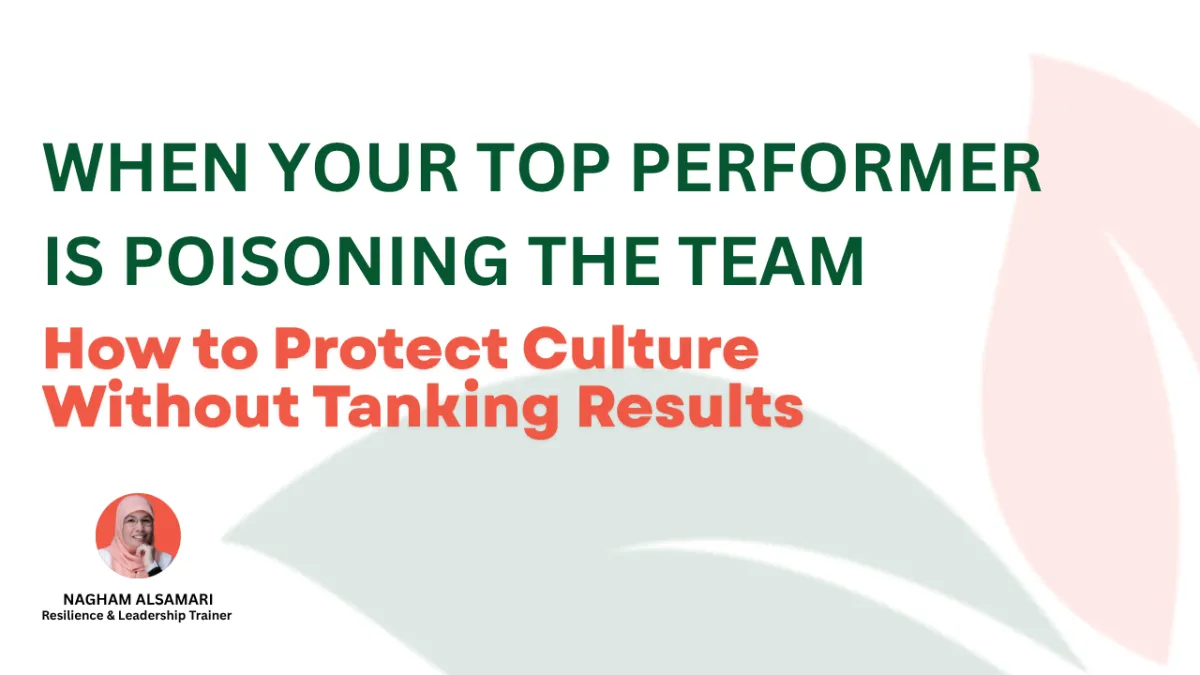 When Your Top Performer Is Poisoning the Team: How to Protect Culture Without Tanking Results