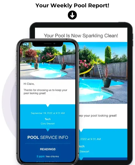 weekly pool service