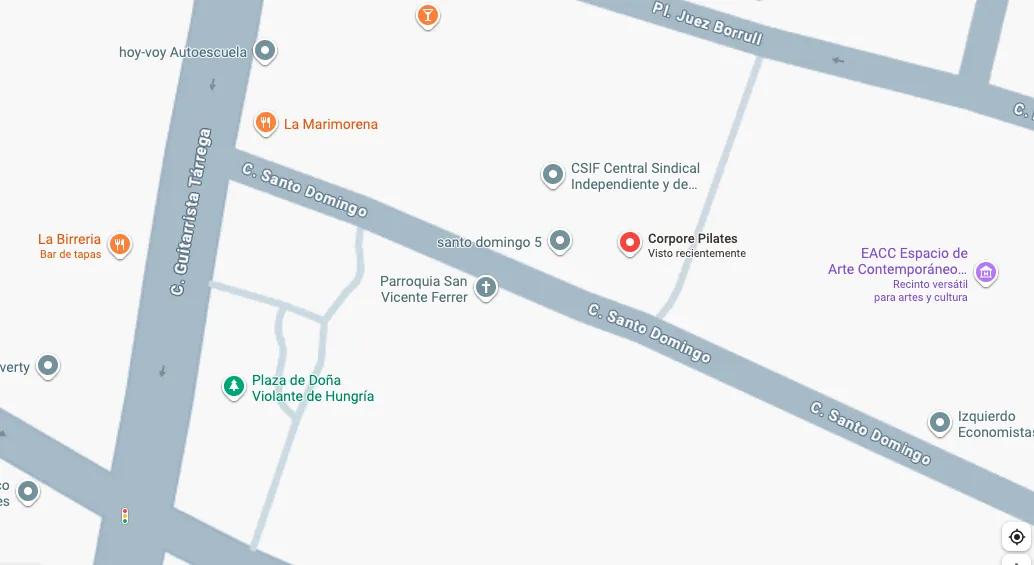 Dónde está Corpore Pilates en Castellón