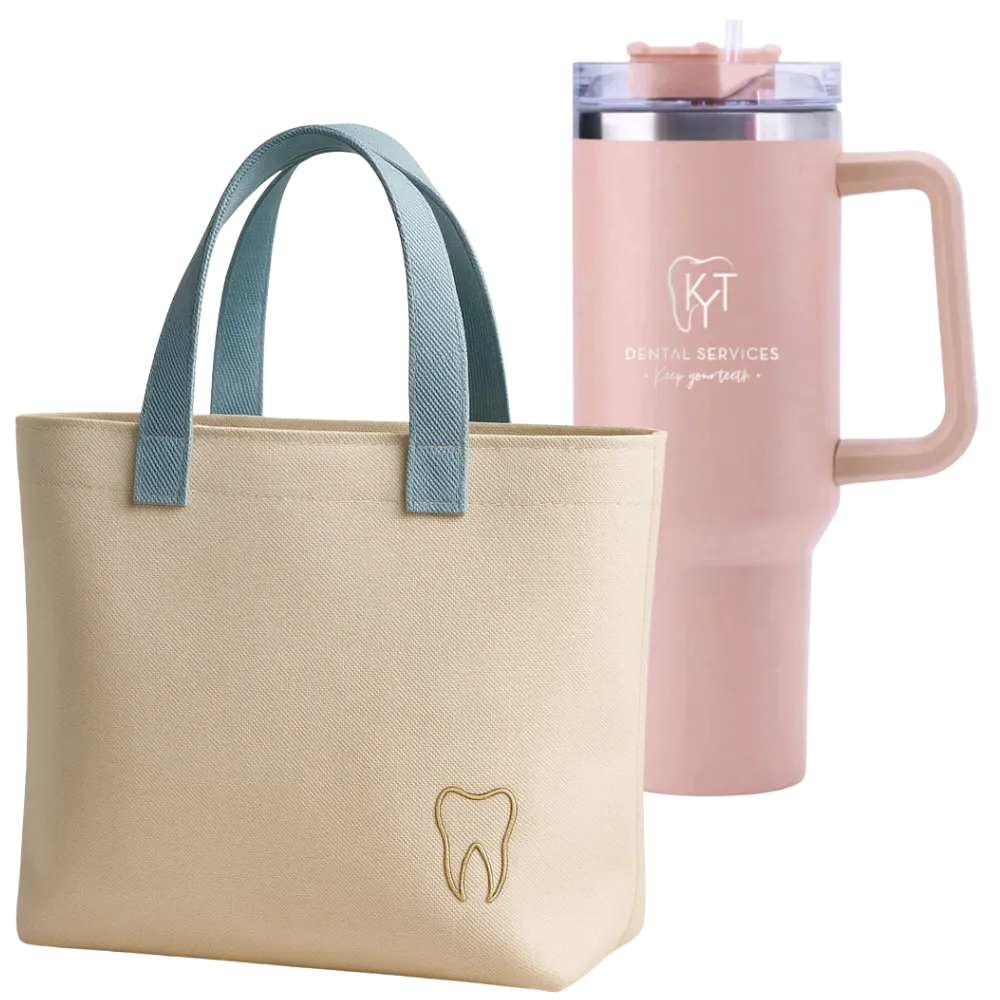 KYT Dental Services Blue Trader Joe's Tote