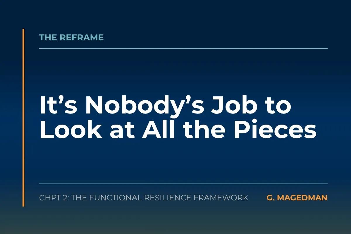 The Functional Resilience Framework: All Six at Once