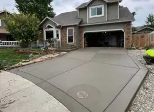 Fort Collins Concrete builds and installs driveways.