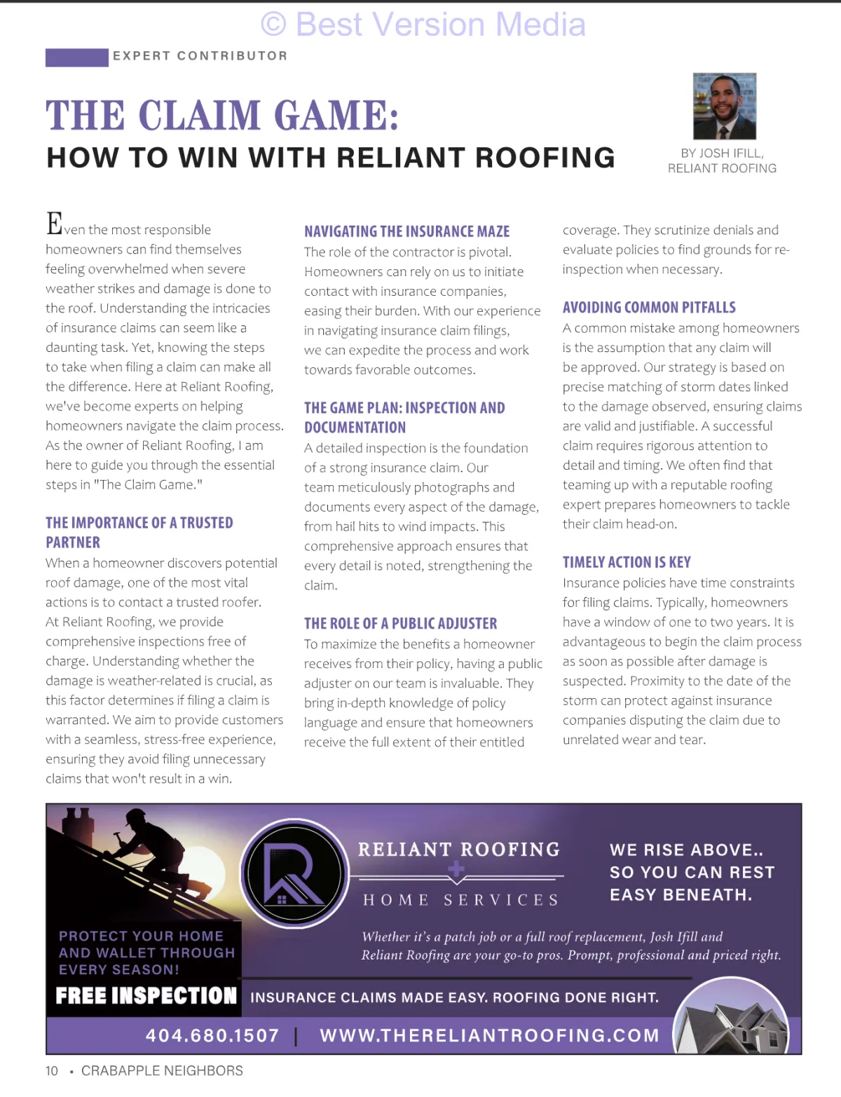 Reliant Roofing and Home Services