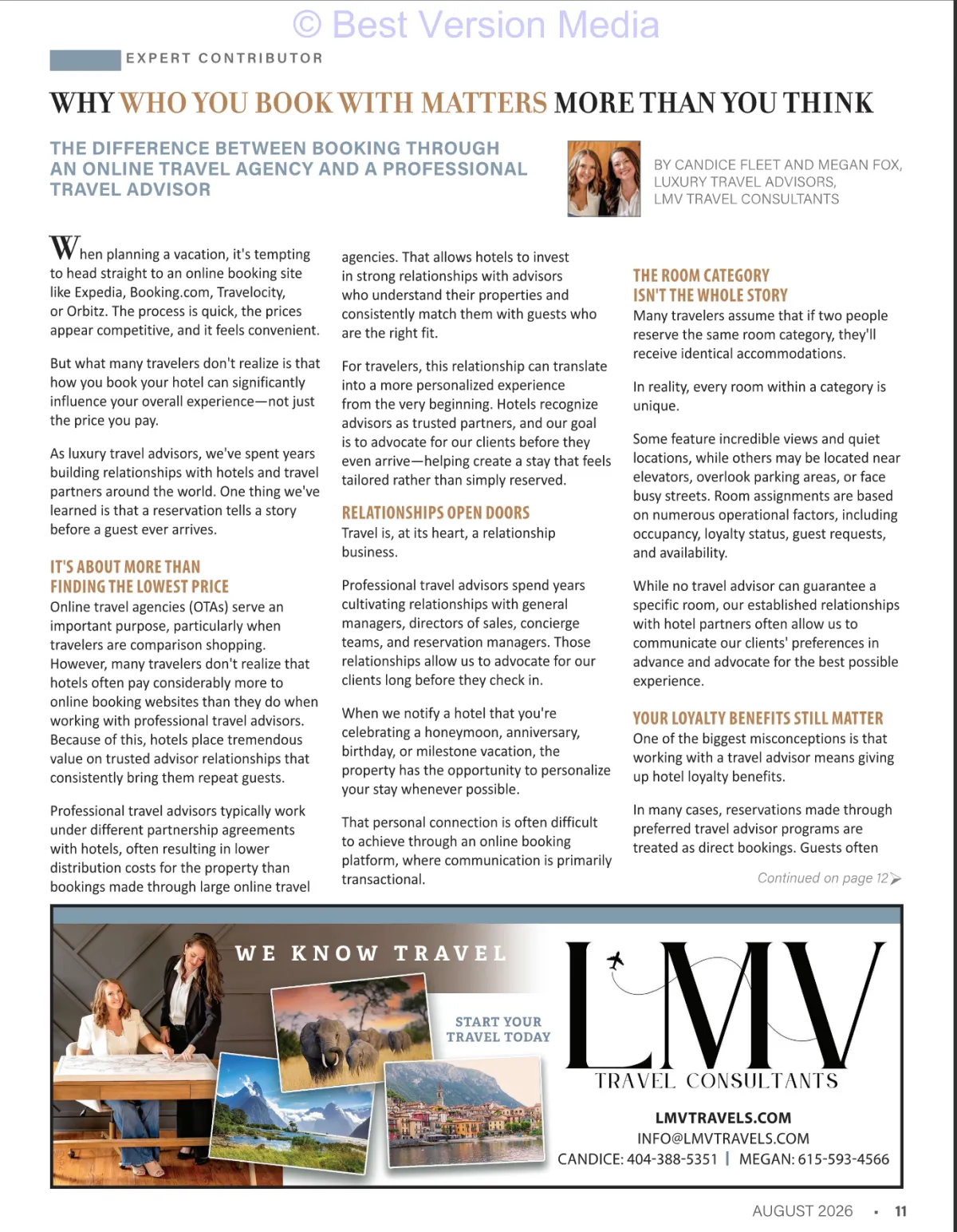 LMV Travel Consultants