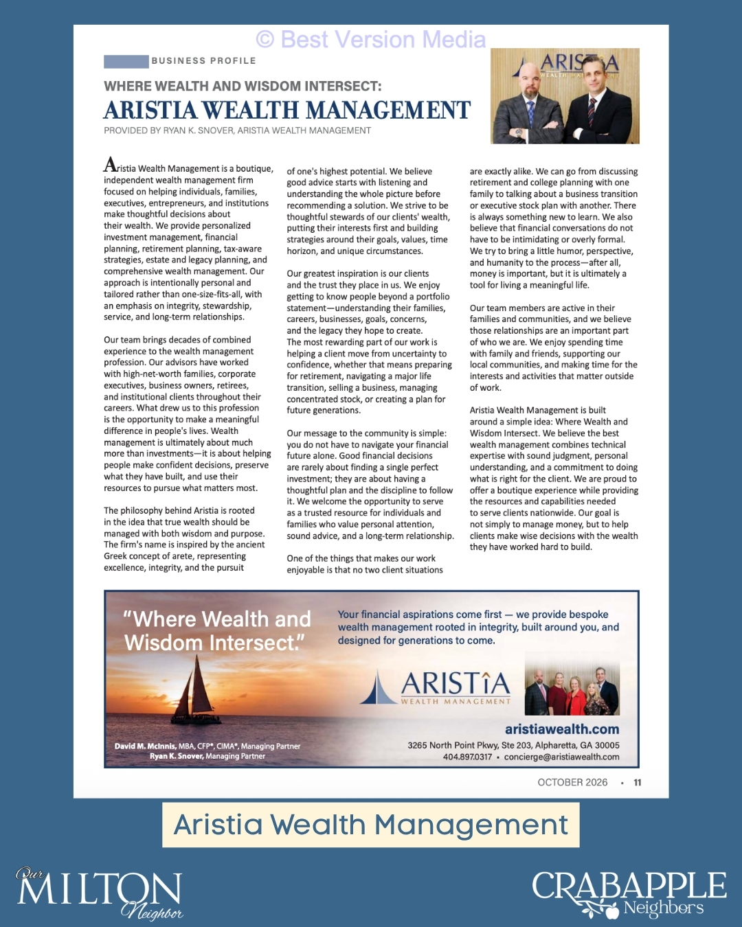Aristîa Wealth Management