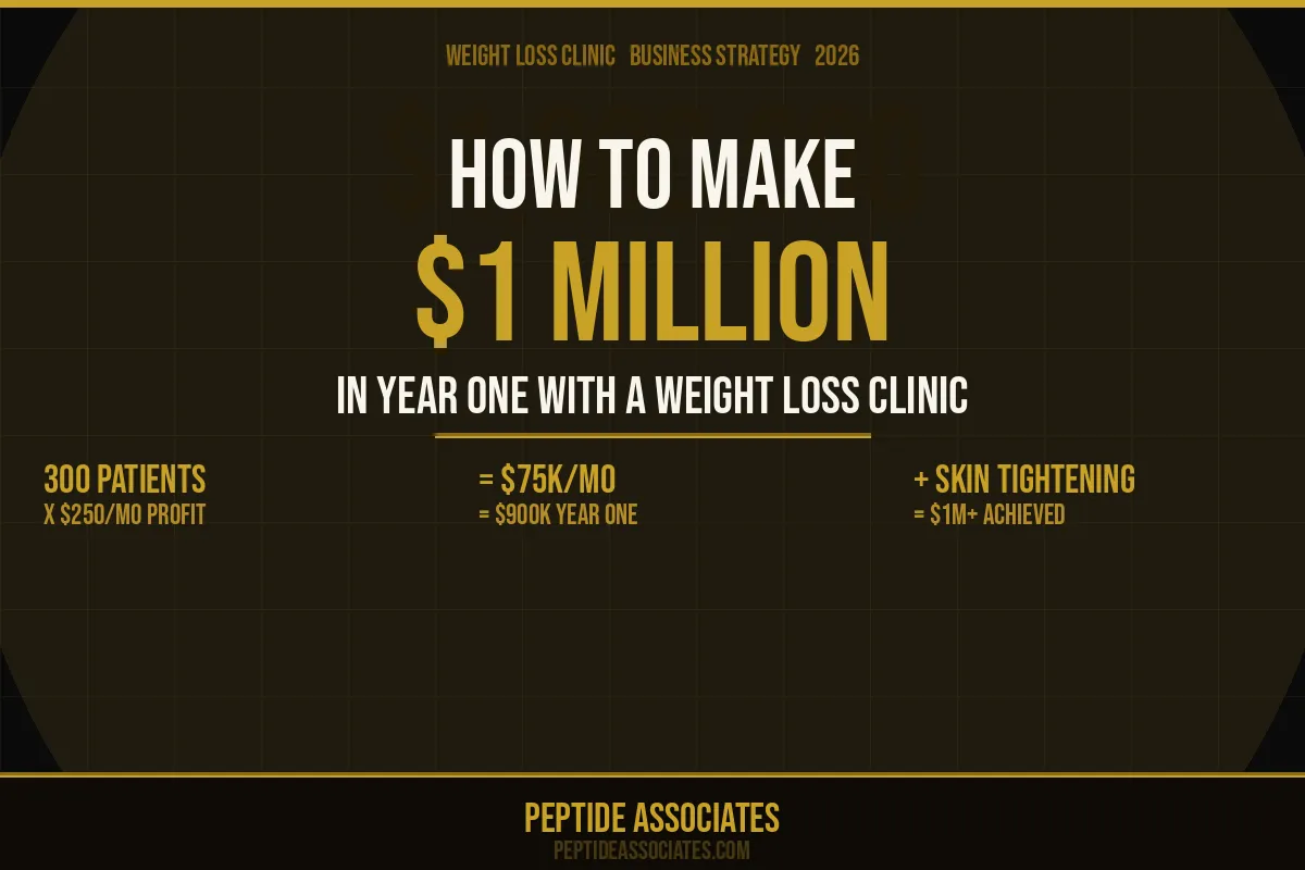 How to Make $1 Million in Year One with a Weight Loss Clinic | Peptide Associates