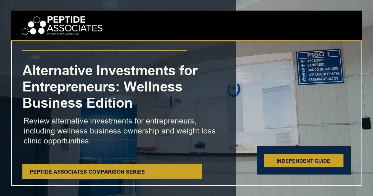 Alternative investments for entrepreneurs wellness business comparison
