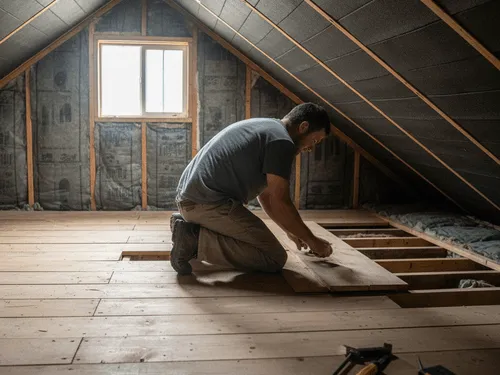 Asheville, NC Attic Decking
